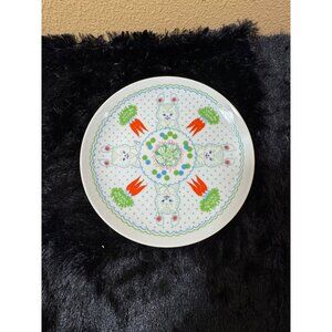 Vintage Baby Gourmet By Stafford Ceramic Plate With Bunny & Carrot Design 8 "